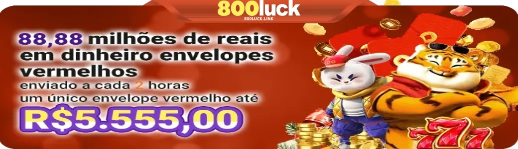 800luck Promoções com bônus exclusivos e rodadas grátis